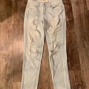 garage ripped jeans